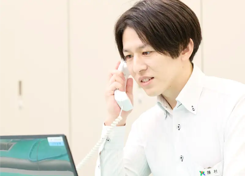 2014年入組 支店勤務・渉外担当 藤村優作さん