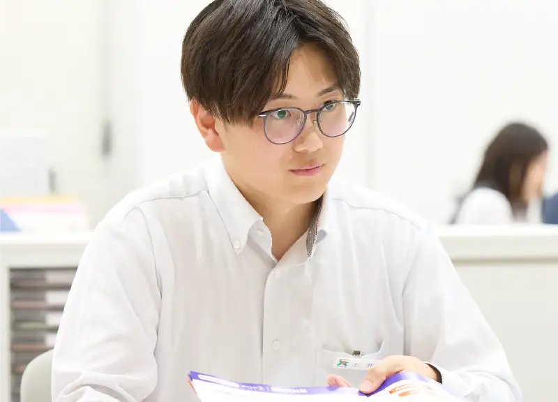 2025年入組 支店勤務・窓口担当 上北祐也さん